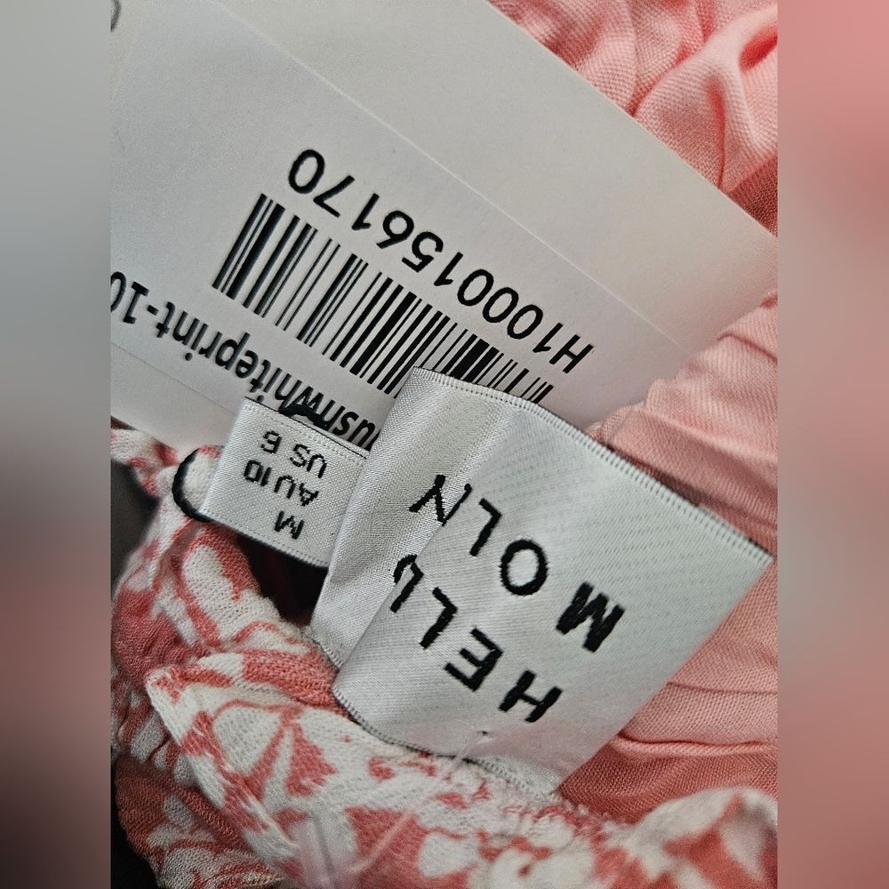 NWT Hello molly Love My Tequila Sunrises Maxi Dress Blush size M US 6 - Picture 5 of 9